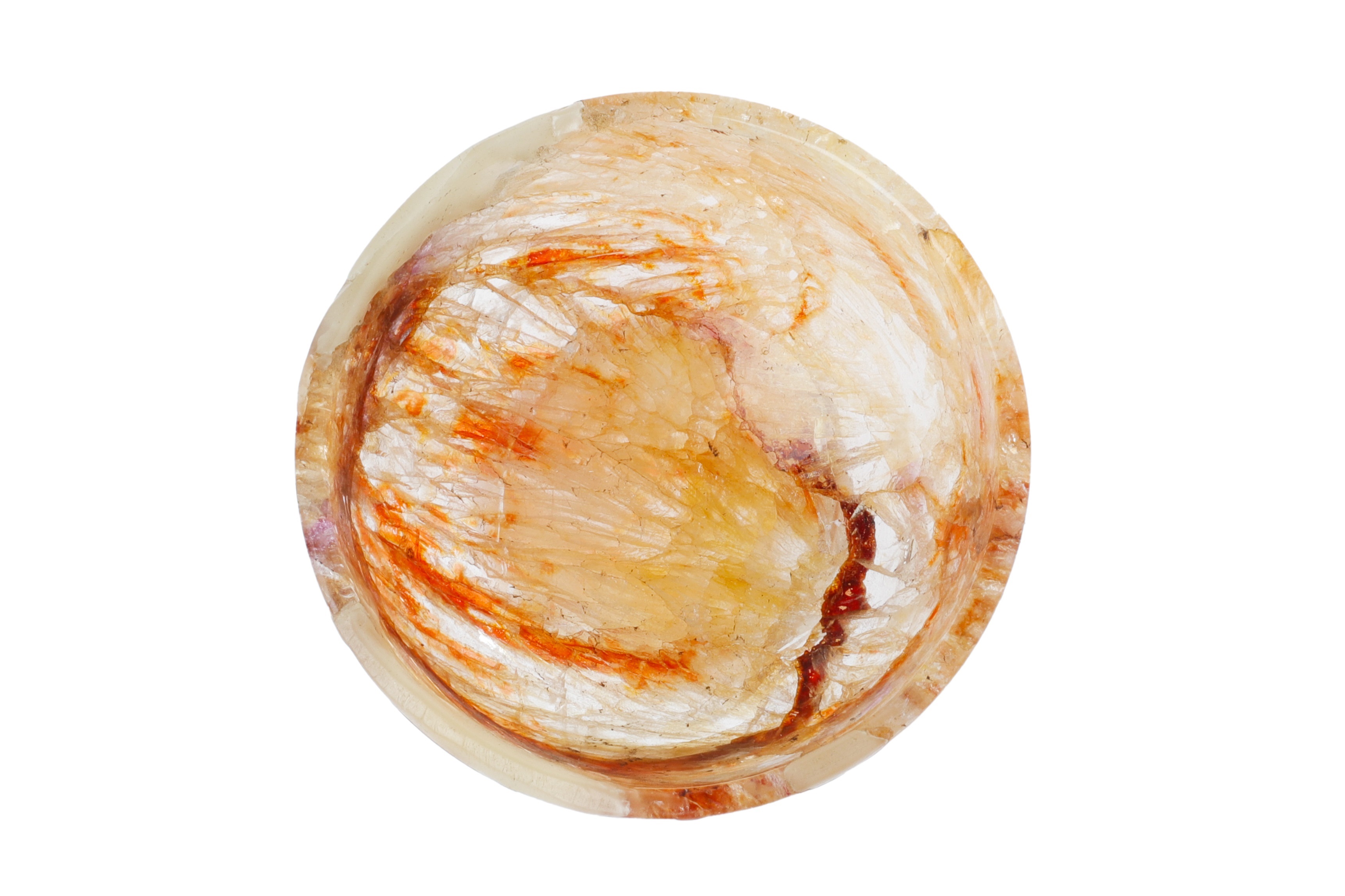 Lot 189 Turned Derbyshire Fluorite Cup & Saucer,