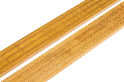 Lot 124 - Two Boxwood Slide Rules by Stanley