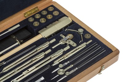 Lot 128 - A Fine Set of Drawing Instruments by Richter