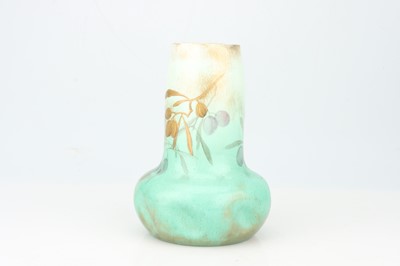 Lot 39 - A Clement Massier 'Prunelle' Vase