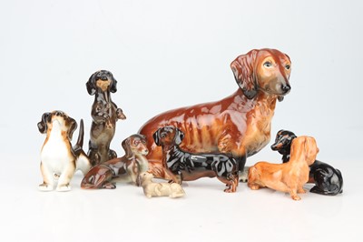 Lot 40 - A Small Collection of Ceramic Dachshunds