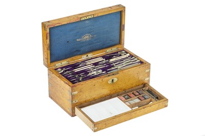 Lot 130 - A Stanley Magazine Case of Drawing Instruments