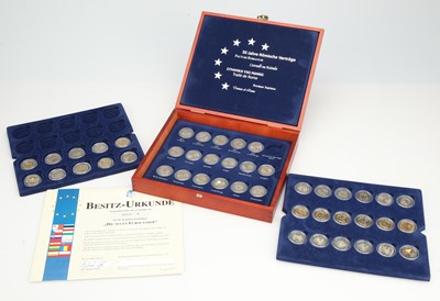 Lot 53 - A collection of 45 collectors' €2 coins