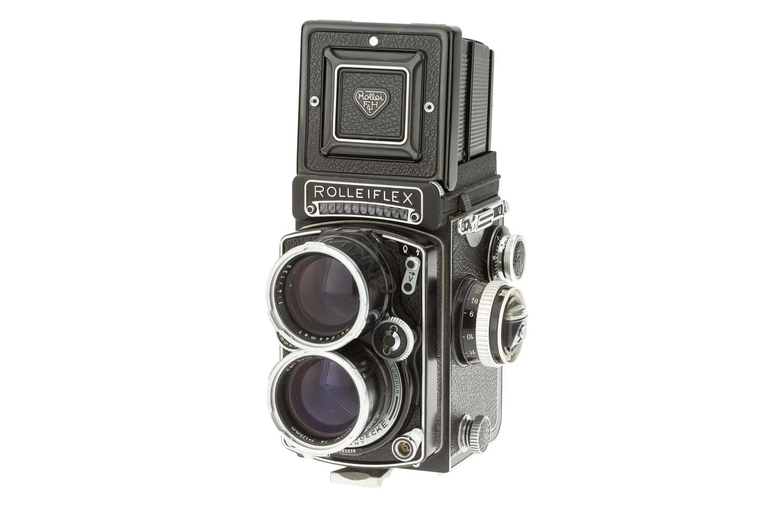 Lot 134 - A Rollei Tele-Rolleiflex TLR Medium Format Camera