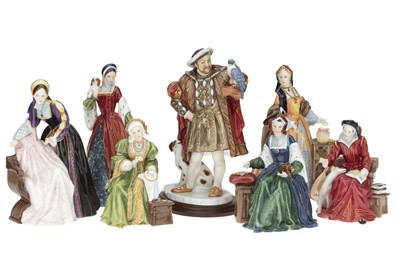 Lot 86 - Royal Doulton Henry VIII and His Wives