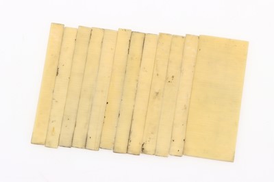 Lot 132 - Calculating: An Ivory Set of Napier's Bones