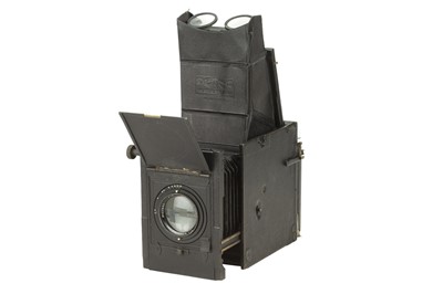 Lot 140 - An Adams & Co. Minex De Luxe Model Reflex Camera