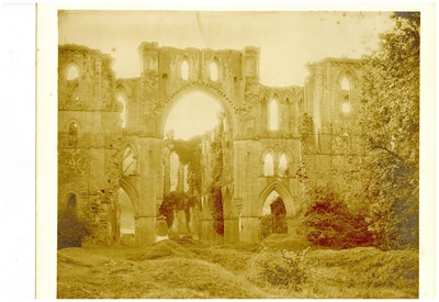 Lot 187 - ROGER FENTON  (1819-1869), Salt Print of Rivaulx Abbey