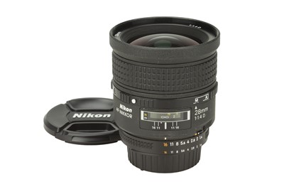 Lot 85 - A Nikon AF Nikkor D f/1.4 28mm Lens