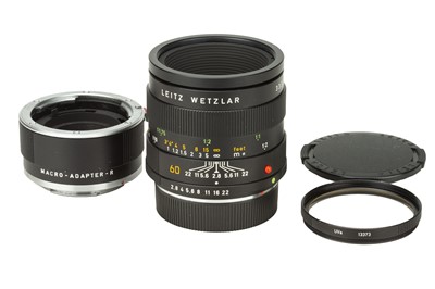 Lot 63 - A Leitz Macro-Elmarit-R f/2.8 60mm Lens