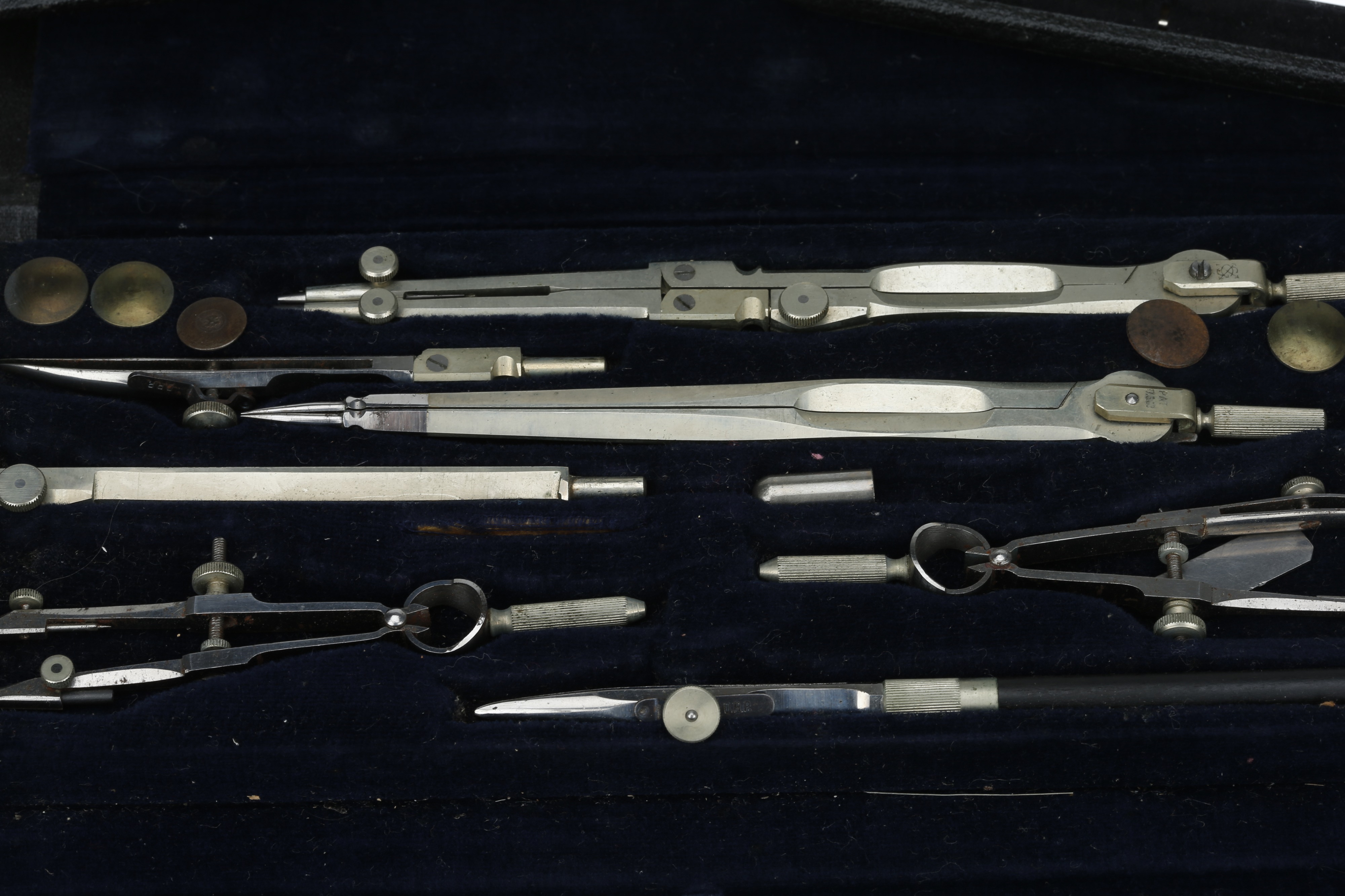 12 Drawing Instruments Lot 45 - Drawing/Drafting Instruments,