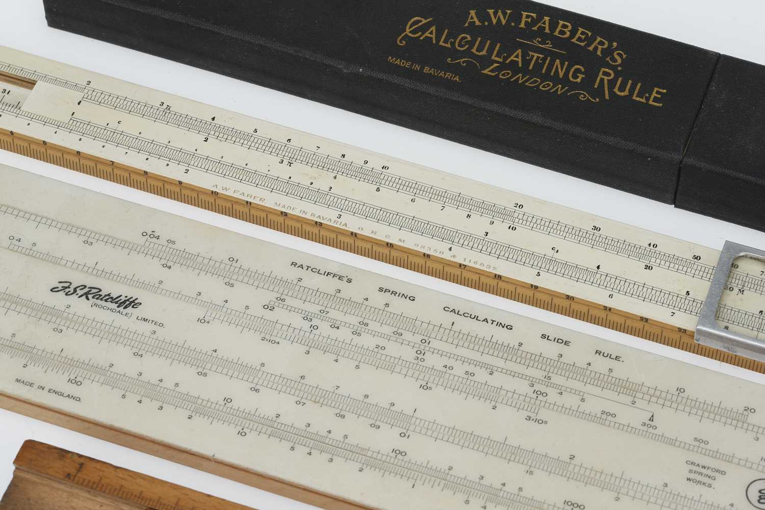 Lot 57 A Collection of Slide Rules,