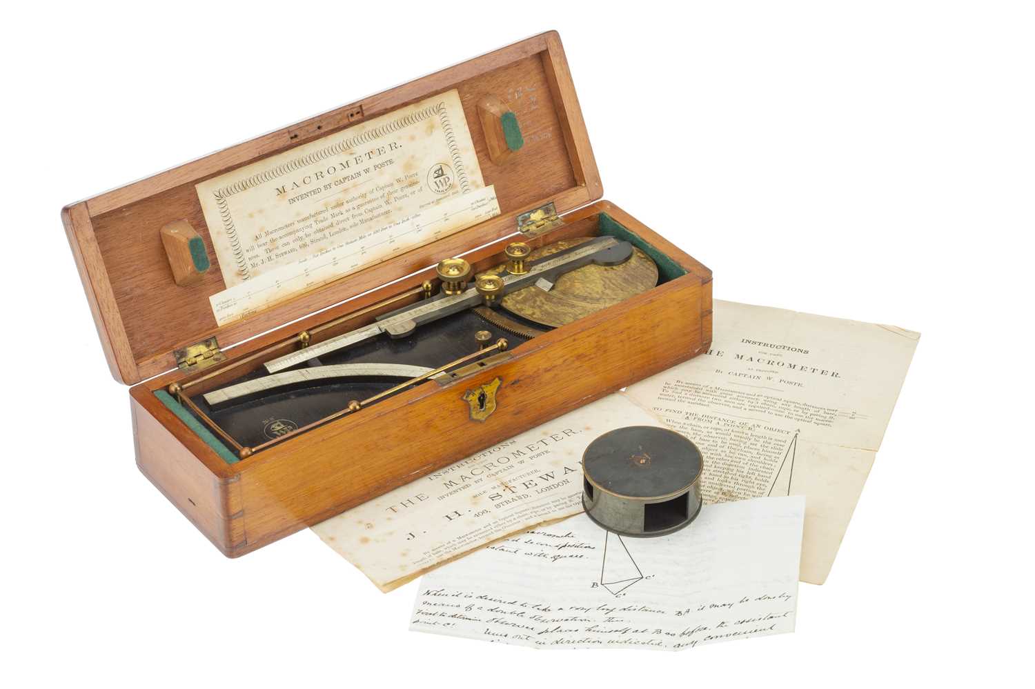 Lot 169 - A Rare Captain W. Postes' Mactometer,