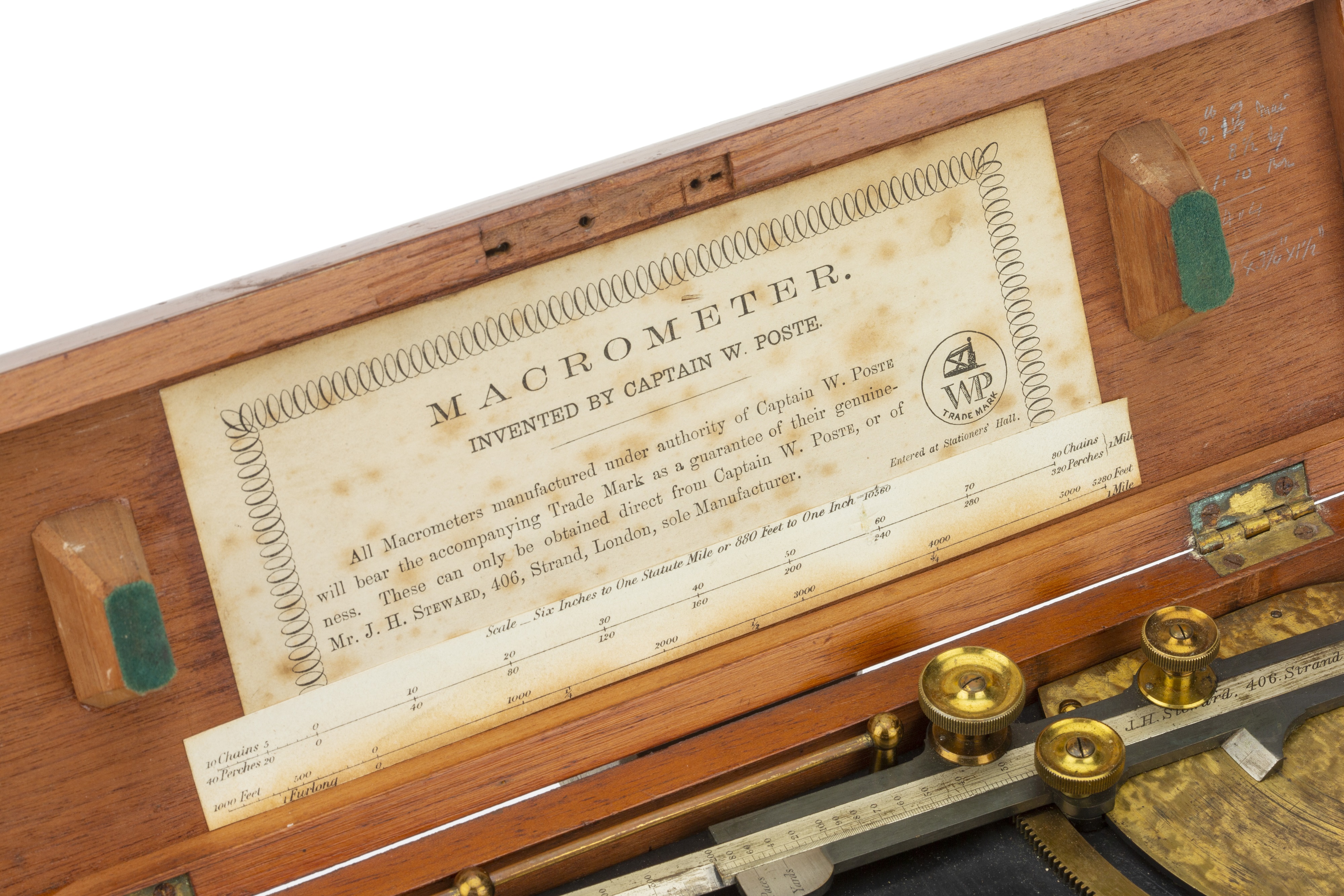 Lot 169 - A Rare Captain W. Postes' Mactometer,