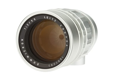 Lot 27 - A Leitz Summicron f/2 90mm Lens
