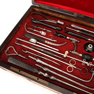 Lot 40 - An Extensive French Surgical Instrument Set