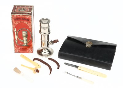 Lot 23 - A 19th Century French Pocket Medicine  Set etc