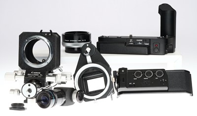 Lot 353 - A Good Selection of Canon FD Camera Accessories