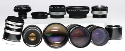 Lot 441 - A Selection of Various Camera Lenses & Accessories