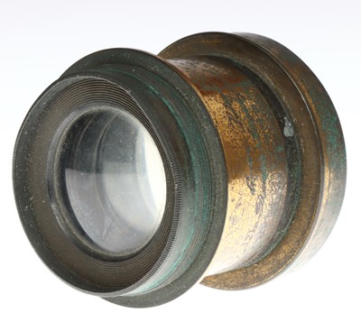 Lot 424 - A Ross Double Anastigmat f/8 12" Brass Lens