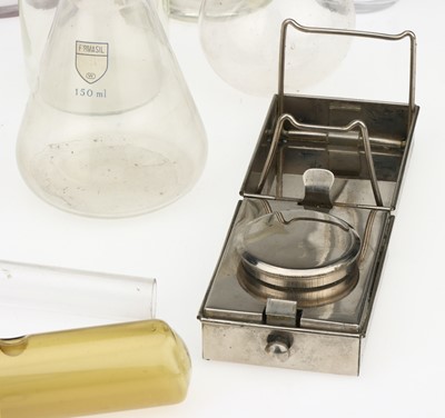 Lot 1 - A Small Group of Chemist's Glass Laboratory Equipment