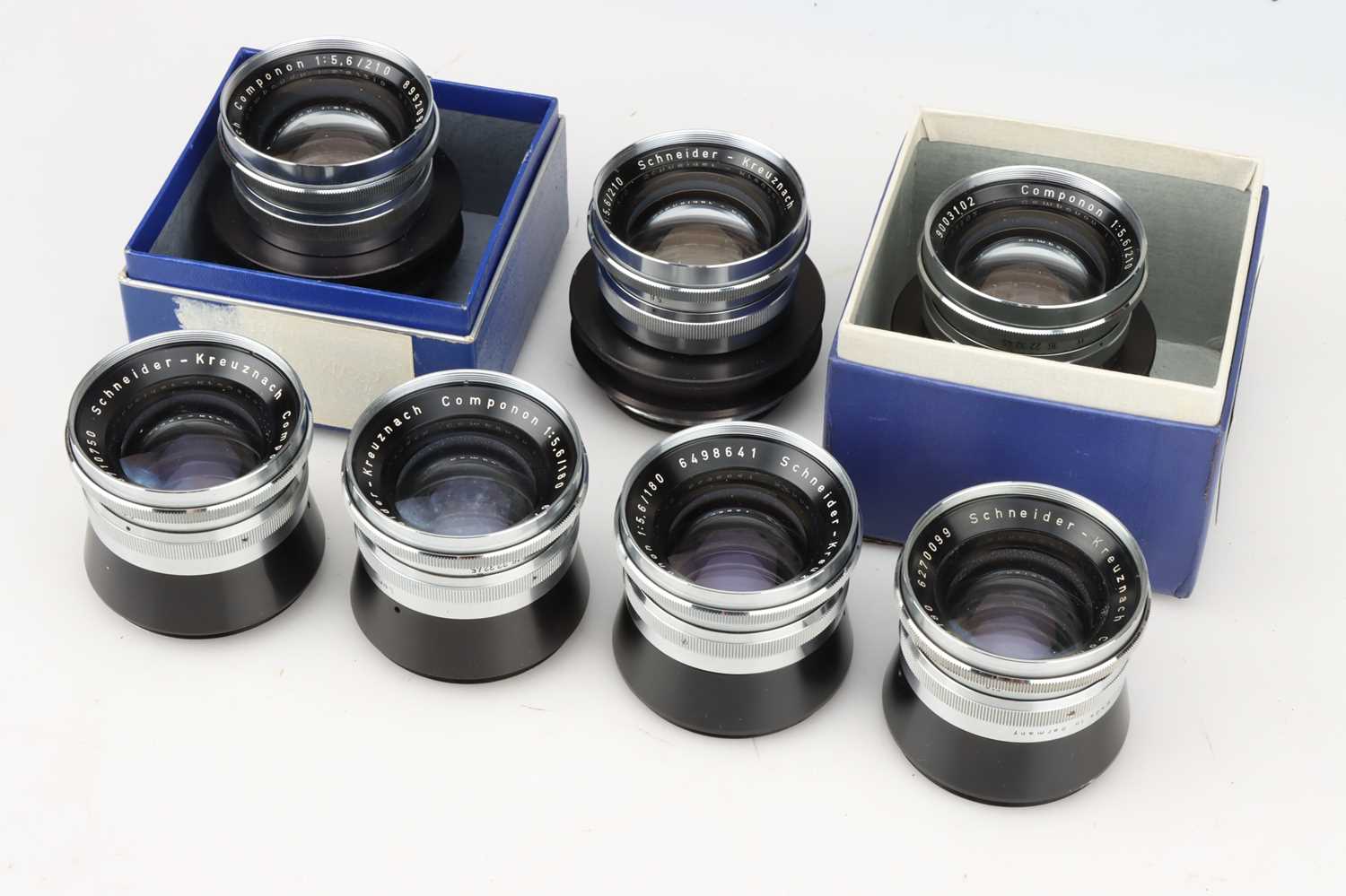 Lot 421 - A Selection of Schneider Lenses