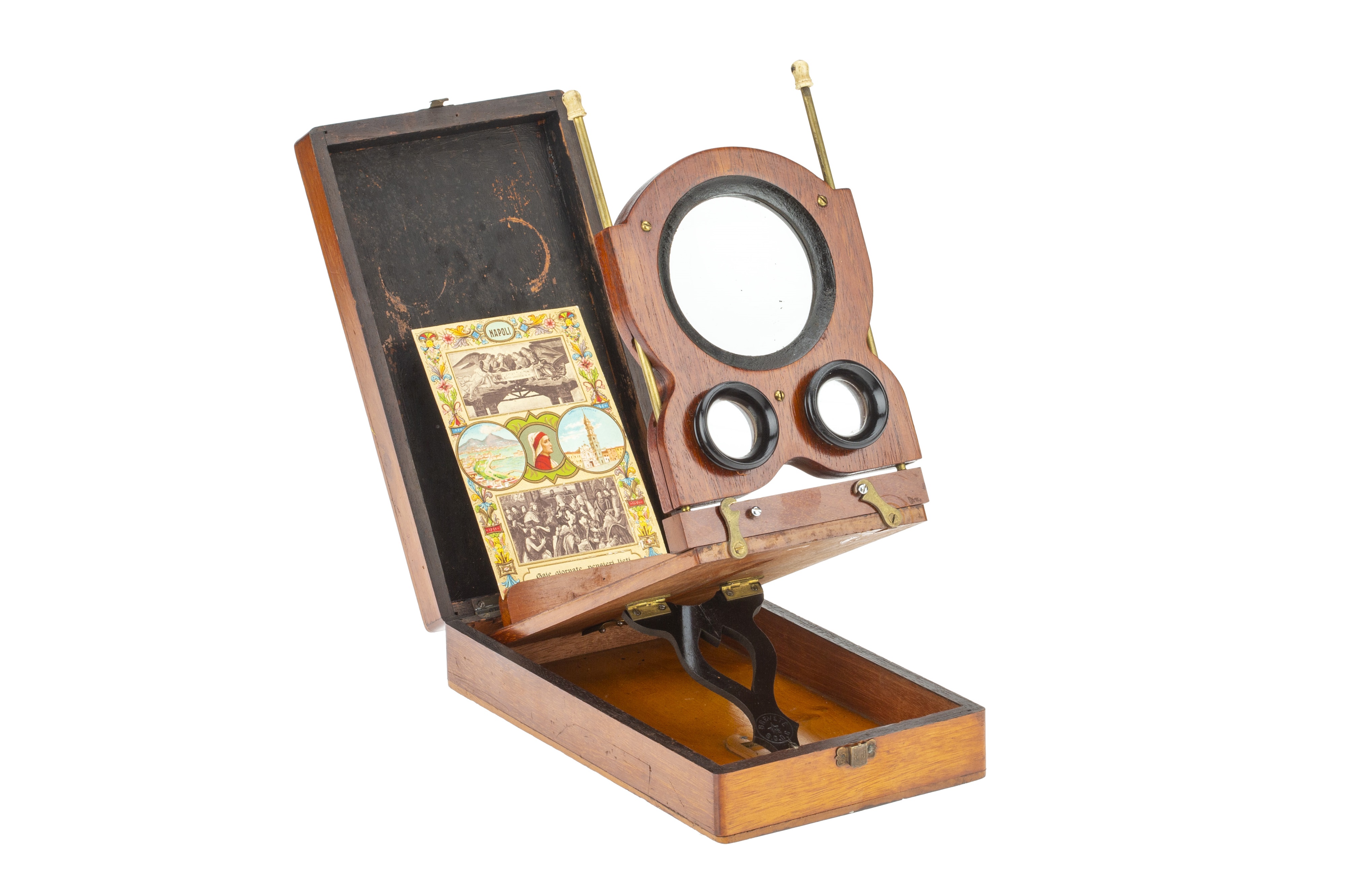Lot 256 - A Small French Stereo Graphoscope,