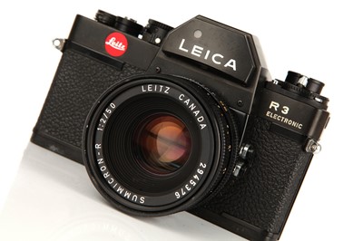 Lot 1059 - A Leica R3 Electronic SLR Camera