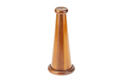 Lot 270 - Late Victorian Wooden Conical Kaleidoscope
