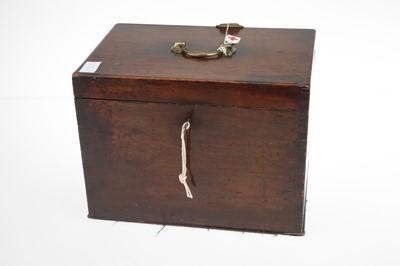 Lot 196 - An Oak Rope Edge Barometer Thermometer