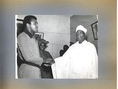 Lot 324 - Boxing: Official Album of Muhammad Ali's Visit to Nigeria