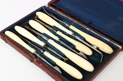 Lot 17 - A Set of Dental Scalers and Pluggers