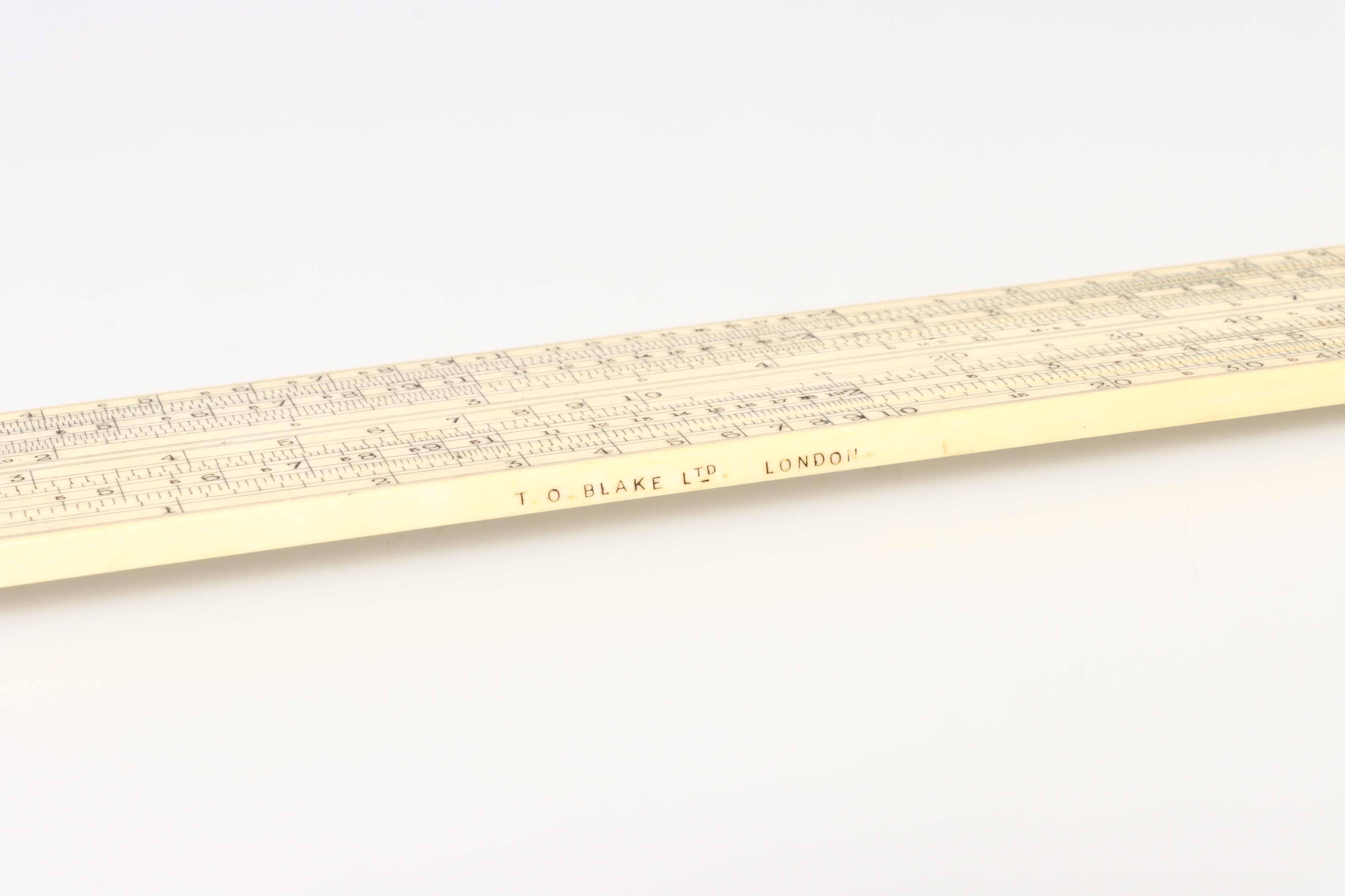 Lot 36 - An Ivory Excise Officer's Slide Rule,