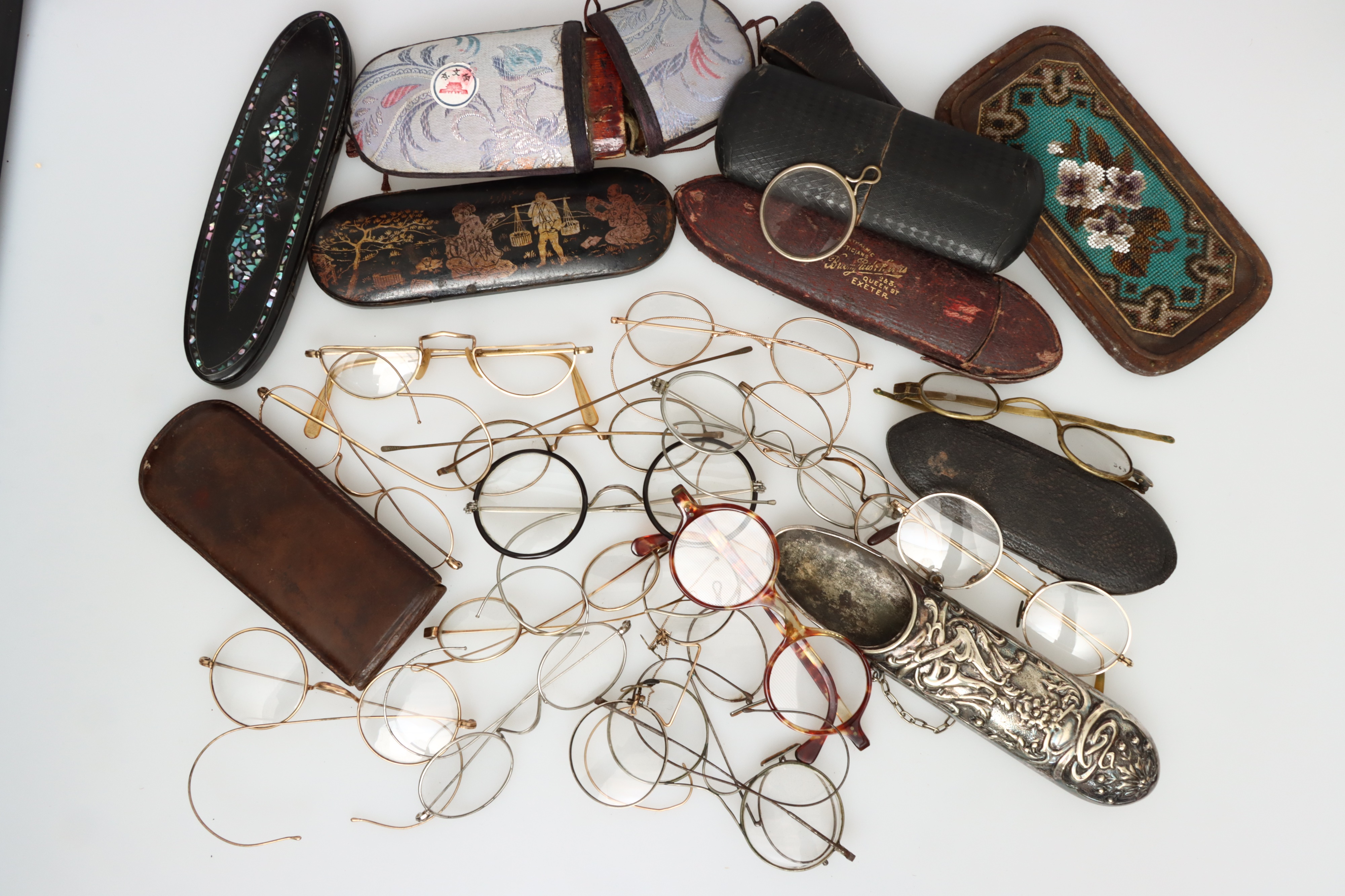 Net Spectacles Case Lot 9 - A Collection of Spectacles and Cases,