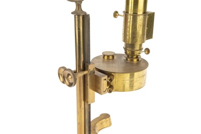 Lot 210 - A Substantial Brass Microscope Lamp