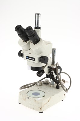 Lot 85 - A Meiji EMZ-TR Binocular Microscope