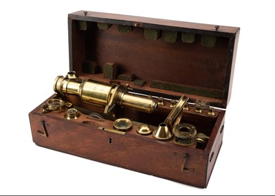 Lot 191 - A Late 18th Century Compound Chest Microscope By Dollond, London