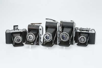 Lot 388 - Five Ensign Folding Cameras