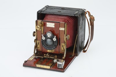 Lot 423 - A Sanderson Popular Model Quarter Plate Hand & Stand Camera