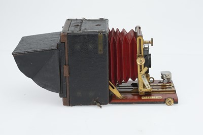 Lot 423 - A Sanderson Popular Model Quarter Plate Hand & Stand Camera
