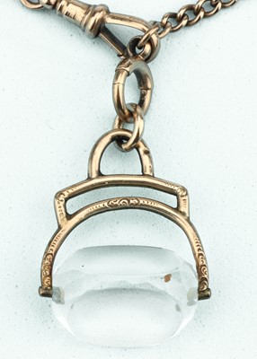 Lot 157 - A Victorian 9 ct Gold Guard Chain