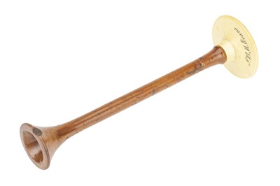 Lot 50 - An Ivory and Fruitwood Monaural Stethoscope