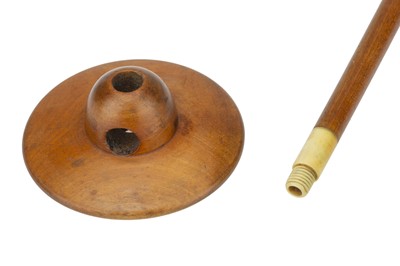 Lot 51 - Medical, An Ivory and Fruitwood Monaural Stethoscope