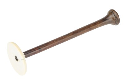 Lot 62 - Medical, An Antique  Ivory and Fruitwood Monaural Stethoscope