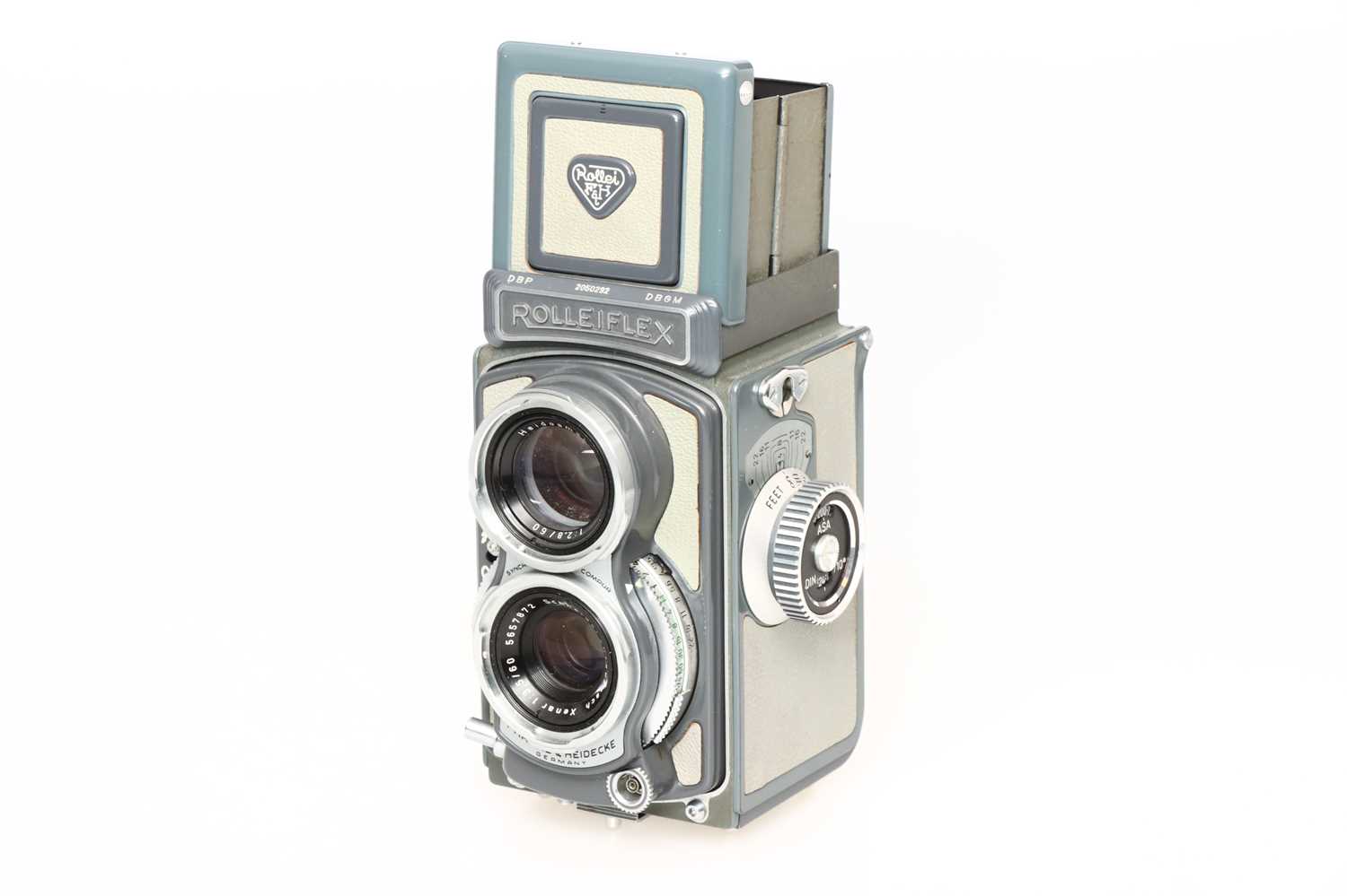 Lot 372 - A Rollei Rolleiflex Baby 4x4 TLR Camera