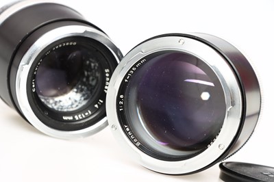 Lot 326 - Two Carl Zeiss Sonnar 135mm Lenses