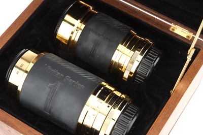 Lot 417 - A Vivitar Gold 50th Anniversary Lens Set