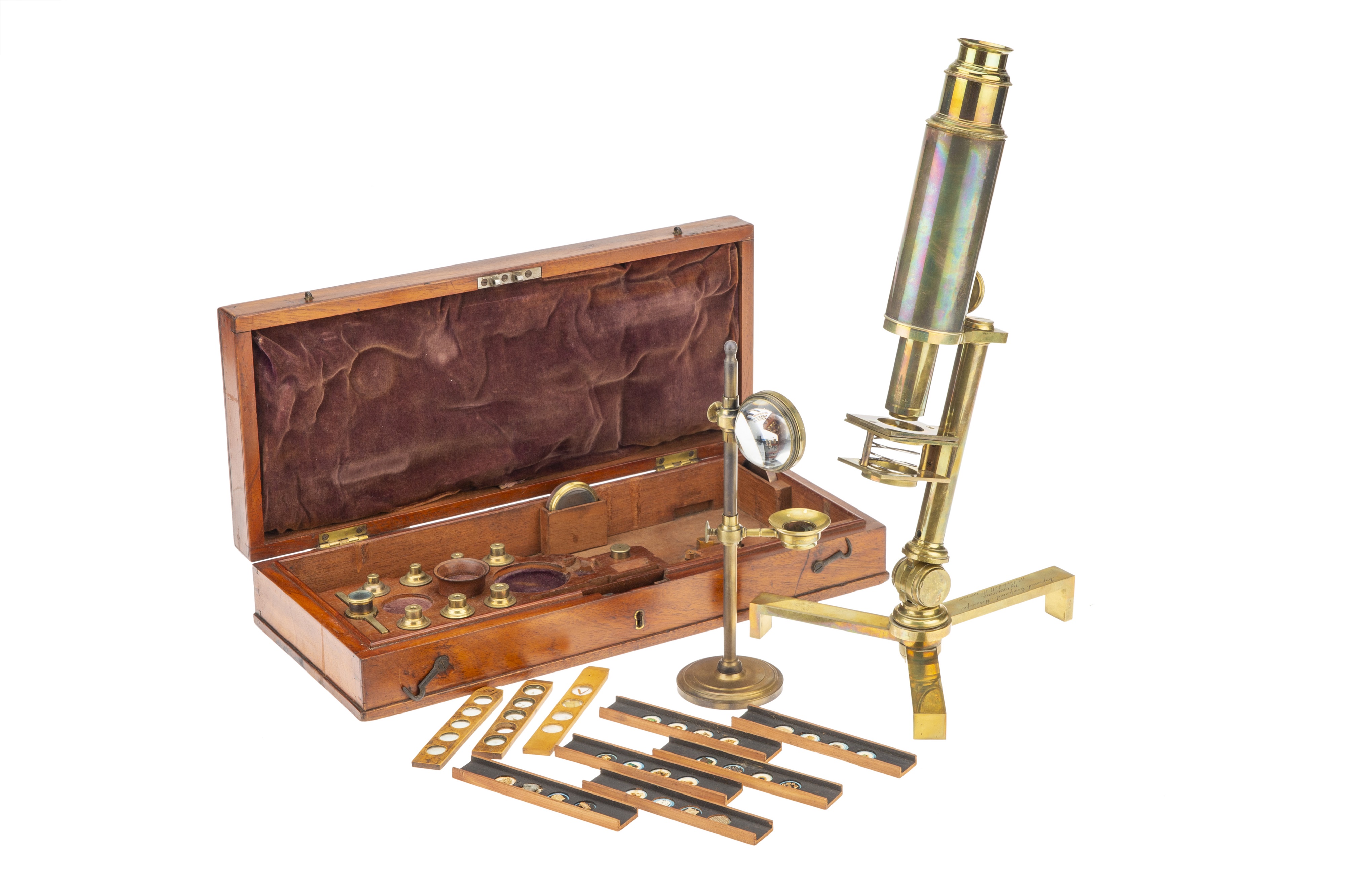 Improved Microscope Lot 192 - A Crichton 'Improved Compound Microscope',