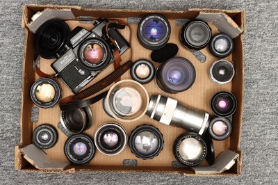 Lot 418 - A Selection of Various Camera Lenses