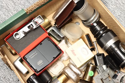 Lot 296 - A Good Selection of Leica Accessories